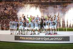 Fussball / firo WM Finale Argentinien -  Frankreich 18.12.2022
