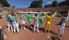 Fussball / firo  Preußen Münster -Hannover 96 11.08.2024
