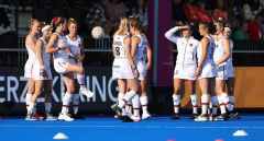 Hockey / firo WM Deutschland - Niederlande  01.07.2022