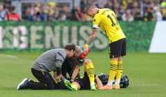 Fussball / firo BVB - Leverkusen 06.08.2022