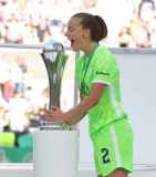Fussball / firo Pokalfinale Frauen Wolfsburg - Potsdam 28.05.2022