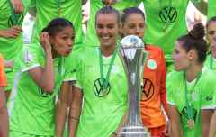 Fussball / firo Pokalfinale Frauen Wolfsburg - Potsdam 28.05.2022