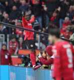Fussball / firo Leverkusen - Hertha  05.03.2023