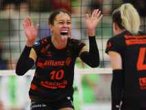 Volleyball / Frauen Bundesliga USC Münster - MTV Stuttgart. 11.02.2023