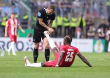 Fussball/ firo DFB Pokal RWE - HSV 13.08.2023