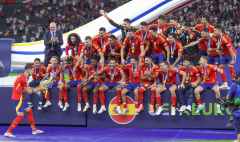Fussball / firo EURO 2024 Finale Spanien - England 14.07.2024