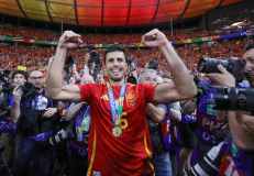 Fussball / firo EURO 2024 Finale Spanien - England 14.07.2024