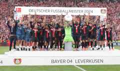 Fussball / firo Leverkusen - Augsburg 18.05.2024