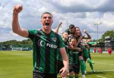 Fussball   / firo Münster - Unterhaching 18.05.2024