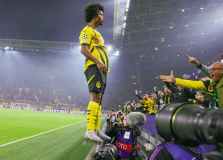 firo : 01.10.2024,
Fussball, Fußball, UEFA UEFA Youth League , Saison 2024/2025, UCL, CL, 
BVB, Borussia Dortmund  - Celtic Glasgow
Karim Adeyemi of Borussia Dortmund celebrates the team’s second on advertising band
Jubel nach Tor zum 2:1 auf Werbebande

(c) WORLDRIGHTS !!!
Es gelten unsere AGB, einsehbar auf www.firosportphoto.,
copyright by firo sportphoto:
Stockhover Weg 17a
D-48249 Dülmen
www.firosportphoto.de
mail@firosportphoto.de
Kontoverbindung :
(V o l k s b a n k   B o c h u m - W i t t e n )
IBAN : DE68430601290341117100
BIC : GENODEM1BOC
Tel:  +49-2594-9916004
Fax: +49-2594-9916005