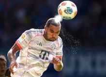 firo :  20.09.2025,
Fussball, Fußball, 1. Liga,1 .Bundesliga, Saison 2025/2026,
TSG Hoffenheim - FC FCB Bayern München Muenchen

Jonathan Tah of FC Bayern München  plays the ball Einzelaktion Kopfball Highlight Wasserspritzer

(c) WORLDRIGHTS !!!,
Es gelten  unsere AGB, einsehbar auf www.firosportphoto.,
copyright by firo sportphoto:
Stockhover Weg 17 a
D-48249 Dülmen
www.firosportphoto.de
mail@firosportphoto.de
Kontoverbindung :
(V o l k s b a n k   B o c h u m - W i t t e n )
IBAN : DE68430601290341117100
BIC : GENODEM1BOC
Tel:  +49-2594-9916004
Fax: +49-2594-9916005