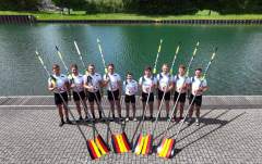 Rudern / firo Deutschland-Achter 17.05.2023