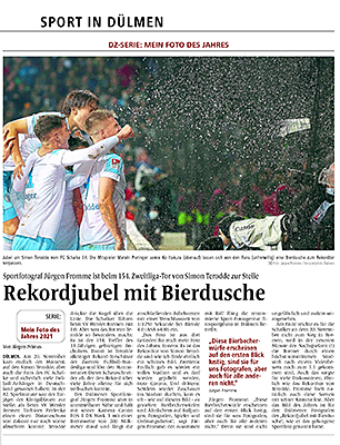 Sport in Dülmen – record cheer with beer shower
