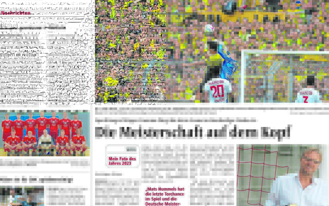 Sport in Dülmen 29.12.2023 „Die Meisterschaft auf dem Kopf“