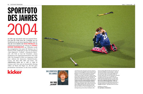 Sportfoto des Jahres 2004